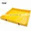 4m x15m Yellow 22 oz. VCP Material mini duck pond Flexible Foam Wall Oil Barrier Spill Containment Berm