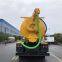 Isuzu Sewage Suction Truck 8 Wheel Sewer Cleaning Truck For Sale Dongfeng Vacuum Tank Truck