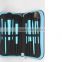 11pcs beauty brush kit in three color with wallet package
