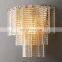 Sirene Smoke Glass Round Chandelier Modern Gold Chandeliers Lighting Living Room Pendant Light Ceiling Fixture Hanging Lamp