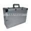 Aluminum Sliver Embossed Stripes Tool Portable Case