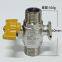 1/2Double outer wire ball valve,Fixed ball valve,Water heater ball valve,electroplateCopper ball valve，Kitchen ball valve