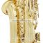 Hot selling saxophone brass material coloured gold white silver black alto saxophones