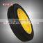 Never flat 13 inch solid rubber wheel for handcarts