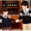 Boutique boys and girls set Korea style elegant cardigan sweater school uniforms kids clothing set V neck student uniform