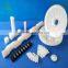 Professional manufacture plastic uhmwpe conveyor screw CNC machined transporting screw