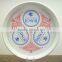 customized printing anti-slip beverage beer serving tray round shape