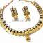 Indian Traditional South Indian Style Gold Polish Necklace For Women