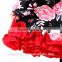 wholesale fashion baby girls autumn outfit Chinese style baby floral printed T-shirt+ruffle pants girls clothes set