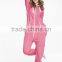 Wholesale Women Adult Autumn Fleece Jumpsuit Long Sleeves Playsuit