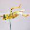 8 Inch Big Locust Plastic Grasshopper Decorative Insect Garden Stakes