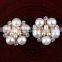 Hollow Out Blossom Pearl embellishment For Wedding Garter