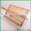 professional folding kitchen rack dish organizer holder bamboo from fuboo