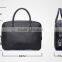 Factory Direct Leather Business Briefcase Lock Computer Bag Portable Cross-Section Leather Shoulder Bag