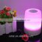 2016 AJ99 Wireless Touch Sensor Color Changing Led Table Desk Night Lamp With Portable Mini Speaker Bluetooth