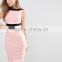 Hot Sale Pink Sleeveless Bandage Dresses For Women Custom Design