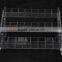 Nail Polish 3 Tiers Cosmetic Varnish Clear Acrylic Display Stand