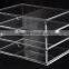China credible supplier acrylic drawer storage acrylic makeup organizer box