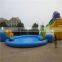flame PVC inflatable slide with water pool/inflatable water slide/inflatable pool slide
