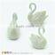 Flocking Floating Swan Decorative Table Pen Holder