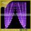 fiber optic luminous fabric light up wedding backdrop curtains