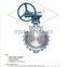 Lug Type Cast Steel Worm Gear Operated Metal Seal Clamped Sanitary Stainless Steel Butterfly Valve