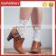 V-918 girl lacy boot toppers lace boot cuffs women lace boot cuffs knitted leg warmers lace boot socks with lace trim