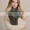Christmas Gift Women's Winter Warm Pointelle Infinity Double Knit Scarf