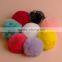 Dye Fur Pompoms / Real Rex Rabbit Fur Pom Pom Wholesale / Fur Pom Keychain