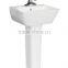 GC-6001 European bathroom sinks hand wash basin with pedestal
