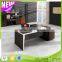 2016 Latest Modern American Simple Style Office Furniture Manager Office Use Manager Executive Desk With Aluminum Edge-banding