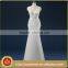 ASAW07 High Quality Italian Lace Appliques Sleeveless Long Wedding Dress Real Photo