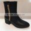 Half boots morden shoes with rivert colorful style for women