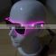 Specialize in High luminance Pink EL wire sunglasses / Pink EL sunglasses / Pink EL glasses