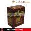 glossy rigid cardboard paper wine boxes for one glass pack