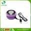 Telescopic hand crank rechargeable flashlight torch,camping light