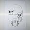 Custom party tribe zipper scar face sticker makeup face tattoo sticker manufacturer