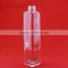 Good quality wholesale triangle vodka bottle transparent empty bottles round liquor bottle 750ml