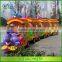 Amusement park elephant kids trackless train rides, movement electric train rides hot sale