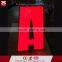High Grade Baking Finish Illuminated 3D Letter Sign Galvanized Sheet LED Letters