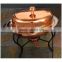 Antique Ornamental Brass Food Warmer Buffet Chafing Chaffing Dish with Hanger(scaldavivande, matvarmare,
