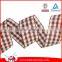 Factory Self-supporting tarton ribbon/plaid ribbon