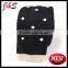 New Arrival Mens BLACK Knitted Tie With White W Pattern KT056