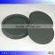 wholesale custom round genuine leather cup coaster set wholesale