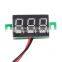 DC 2.5-30V Red LED Analog Voltage Meter Mini Digital Voltmeter