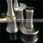 Custom made CNC metal parts double color plating chrome & gold plated electroplating factory