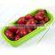 Square Shape Silicone Fresh Bowl Colorful Kitchen Fruit & Vegetable Storage Baskets