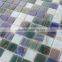 ZTCLJ JY-G-65 Popular Decorative Green and Purple Glass Mosaic Tile Non Slip Cheap Outdoor Tiles