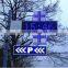 waterproof full color gif animation double sides LED pharmacy cross display for shop