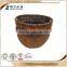 stand china factory promotional round wicker basket no handles